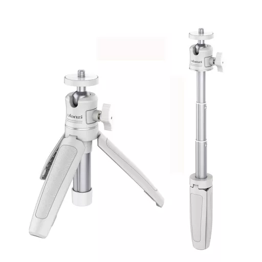 Ulanzi MT-08 teleszkópos mini állvány, gömbfejjel, fehér