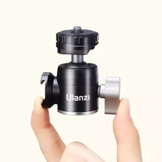   Ulanzi U60 mini állvány gömbfej, 2db vakupapucs, 2kg teherbírás