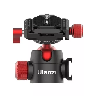   Ulanzi U-70 gömbfej, kreatív csatlakozási lehetőség, vakupapucs adapter, 20kg teherbírás, arca swiss