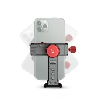   Ulanzi ST-14 Iron Man III 360 fokban forgatható extra erős telefontartó állvány adapter, fém