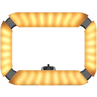   Ulanzi U200 vlogger rig, beépített LED világítással, telefon tartóval, 3 vakupapucs csatlakozóval