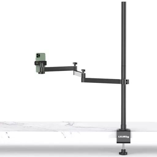 Ulanzi multifunkciós, asztalra rögzíthető állvány rendszer, oszlop + 75cm hosszú kar