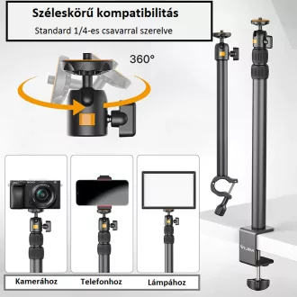   Ulanzi Vijim LS02 multifunkciós, asztalra rögzíthető +1karos állvány rendszer