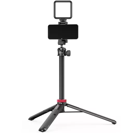 Ulanzi MT-44 selfie állvány, monopod, telefontartó adapter, 149cm max magasság, fehér