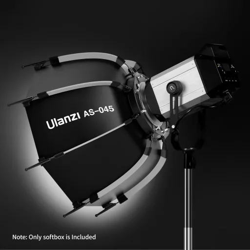 Ulanzi AS045 45cm-es nyitható octobox méhsejtráccsal, Bowens csatlakozás