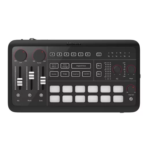 Ulanzi AX01 Live Streaming Sound Card, külső hangkártya, bluetooth