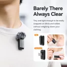 Ulanzi A100 vezeték nélküli lavalier mikrofon, 2 mikrofon és 1 vevő, usb-c, 3,5 jack, fekete