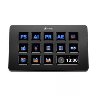   Ulanzi D200 Stream Deck Smart Keyboard multifunkciós makró, stream vezérlő, 13db programozható gomb
