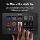Ulanzi D200 Stream Deck Smart Keyboard multifunkciós makró, stream vezérlő, 13db programozható gomb