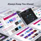 Ulanzi D200 Stream Deck Smart Keyboard multifunkciós makró, stream vezérlő, 13db programozható gomb