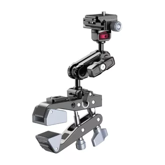   Ulanzi CU03 multi funkionális super clamp, satu + Nato clamp magic arm + arca swiss alap és talp