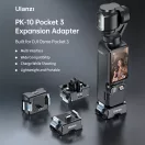 Ulanzi PK-10 állványadapter és gyorskioldó talp USB-C csatlakozással, DJI Osmo Pocket 3-hoz