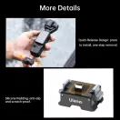 Ulanzi PK-10 állványadapter és gyorskioldó talp USB-C csatlakozással, DJI Osmo Pocket 3-hoz
