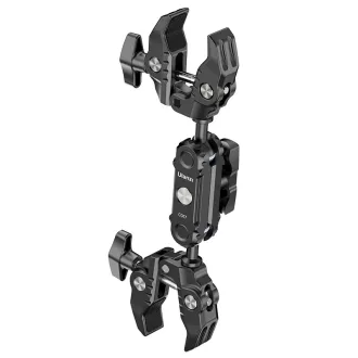   Ulanzi C017, C046GBB1, super clamp, dupla satu, kiegészítő 1/4"-os menet adapterrel
