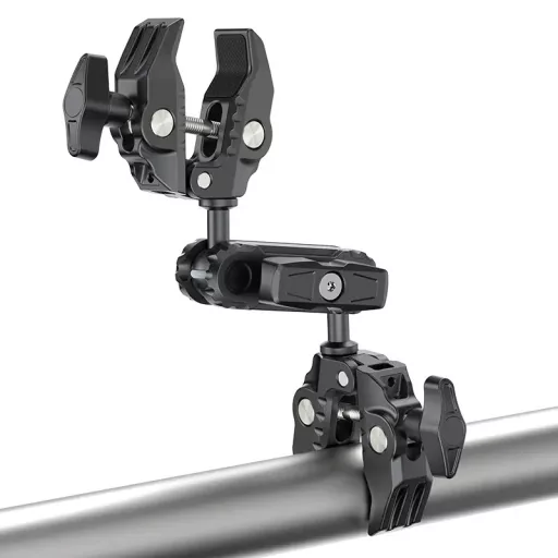Ulanzi C017, C046GBB1, super clamp, dupla satu, kiegészítő 1/4"-os menet adapterrel