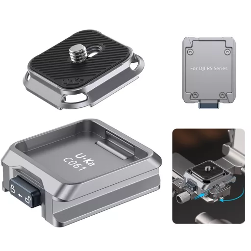 Ulanzi C061 Uka gyorskioldó állványtartozék, alap és talp, DJI RS stabilizátorokhoz