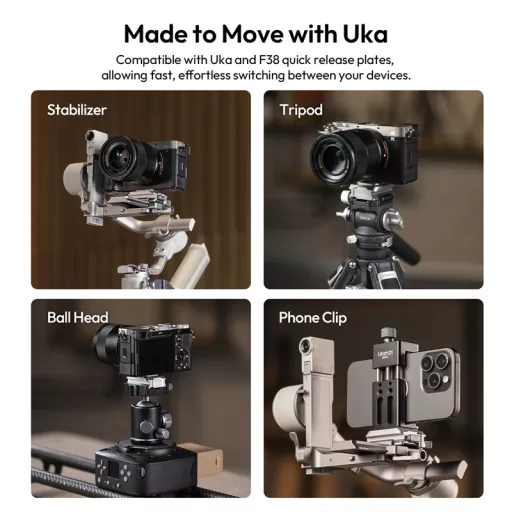 Ulanzi C061 Uka gyorskioldó állványtartozék, alap és talp, DJI RS stabilizátorokhoz