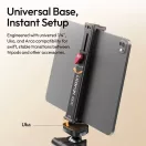 Ulanzi CA15 OneLock tablet tartó, Uka és Arca Swiss csatlakozás, fém