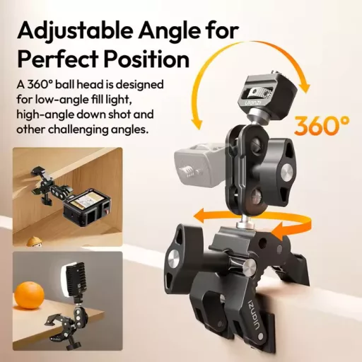 Ulanzi CO78 multi funkionális super clamp, satu + magic arm