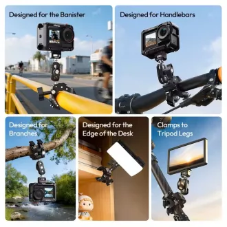 Ulanzi CO78 multi funkionális super clamp, satu + magic arm