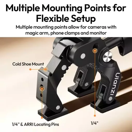 Ulanzi CO78 multi funkionális super clamp, satu + magic arm
