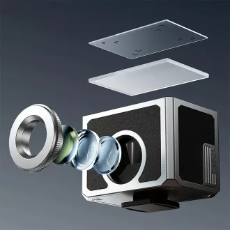   Ulanzi VF01 Waist-Level Viewfinder, derékszintű optikai kereső, fekete