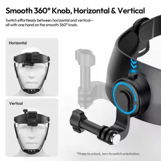 Ulanzi HERO 01 fejpánt, GoProhoz és telefonokhoz
