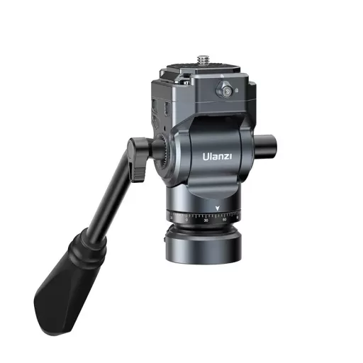 Ulanzi F38 Fluid videó állványfej, Falcam gyorscseretalppal, 3kg teherbírás