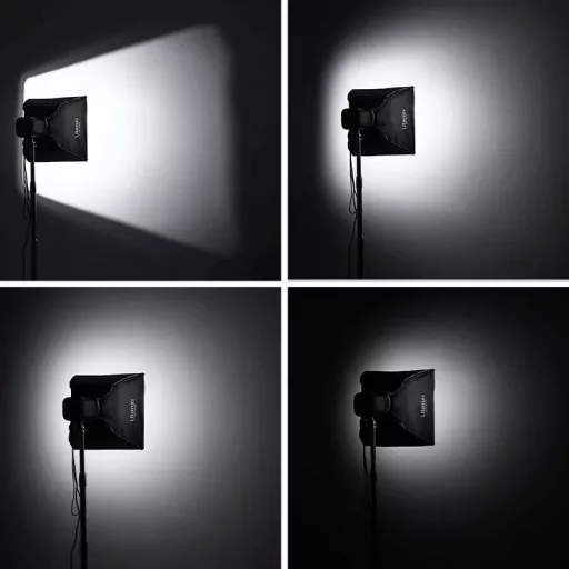 Ulanzi AS-4545 45cm-es nyitható softbox méhsejtráccsal, Bowens csatlakozás