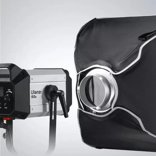 Ulanzi AS-4545 45cm-es nyitható softbox méhsejtráccsal, Bowens csatlakozás