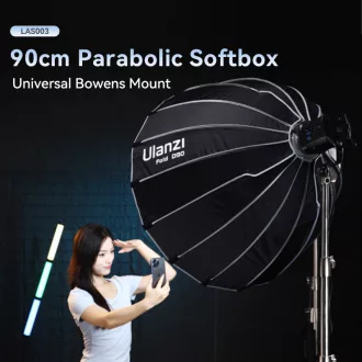   Ulanzi D90 90cm-es nyitható parabola méhsejtráccsal, Bowens csatlakozás
