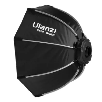   Ulanzi D560 60cm-es nyitható octobox méhsejtráccsal, mini Bowens csatlakozás