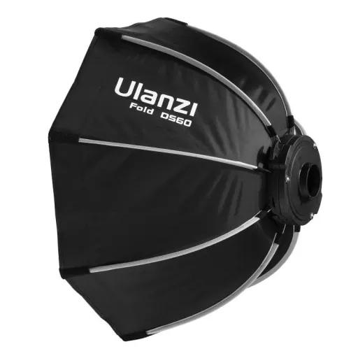 Ulanzi D560 60cm-es nyitható octobox méhsejtráccsal, mini Bowens csatlakozás