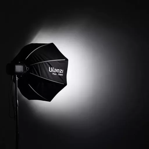 Ulanzi DS80 80cm-es nyitható octobox méhsejtráccsal, Bowens csatlakozás