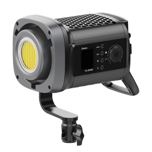 Ulanzi 200W bi-color COB led lámpa, 2700K-6500K, 95CRI, 6 effekt, V-Mount, APP vezérlés, Bowens
