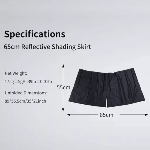 Ulanzi szoknya gömb softboxhoz/lanternhez, 65cm, 2db