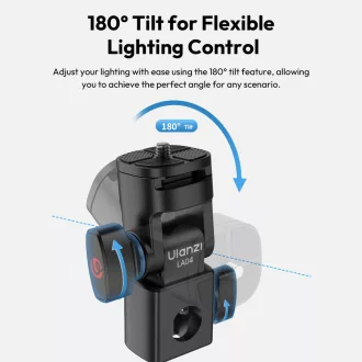 Ulanzi LA04 lámpaállvány vakupapucs és 1/4" adapter