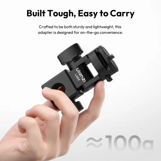 Ulanzi LA04 lámpaállvány vakupapucs és 1/4" adapter