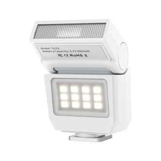   Ulanzi SL03 Spark Lite mini vaku és Led, dönthető, GN8, középpontos érintkező, fehér
