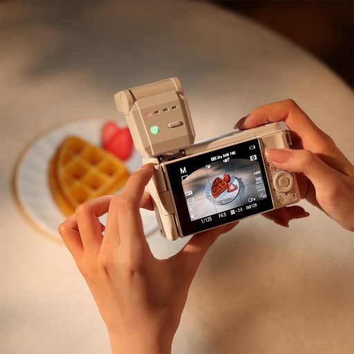 Ulanzi SL03 Spark Lite mini vaku és Led, dönthető, GN8, középpontos érintkező, fehér