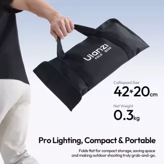   Ulanzi FOLD QS30 30cm-es nyitható octobox, mini Bowens csatlakozás
