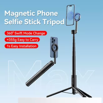   Ulanzi Magnetic Selfie Stick Max állvány, 164 cm selfie állvány, Magsafe telefon adapter, bluetooth