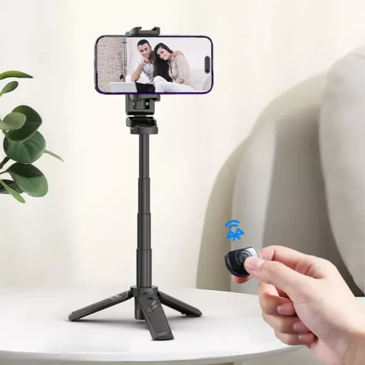 Ulanzi JJ02 mobiltelefon állvány, markolat és selfie bot egyben, bluetooth kioldóval