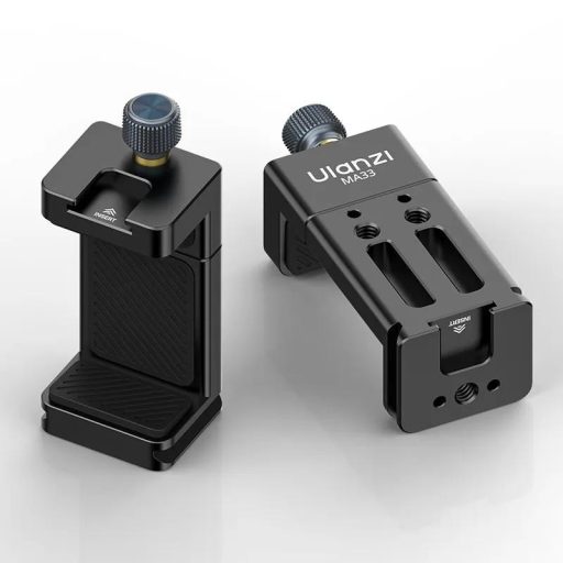 Ulanzi MA33 telefontartó adapter, arca swiss, 1db vakupapucs, 3db 1/4" csatlakozó, fém