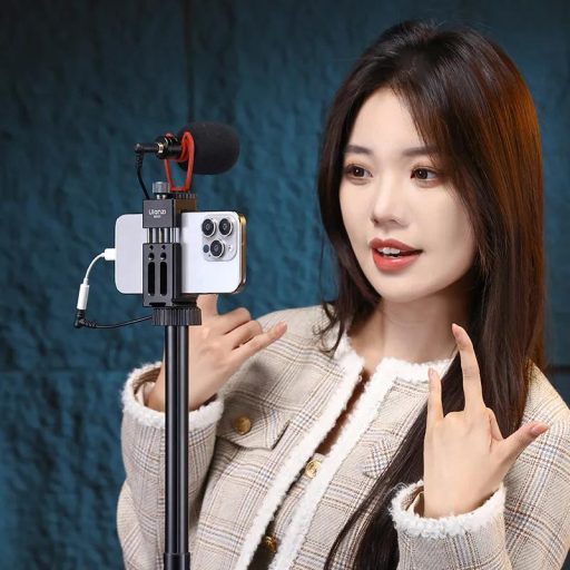 Ulanzi MA33 telefontartó adapter, arca swiss, 1db vakupapucs, 3db 1/4" csatlakozó, fém