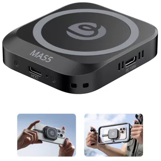   Ulanzi MA55 mágneses alumínium SSD ház aktív hűtéssel, NVMe/SATA meghajtókhoz, USB-C 10 Gbps