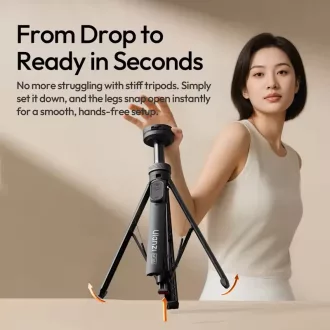   Ulanzi MT-85 automatikusan nyíló selfie állvány, monopod, Magsafe, 146cm, bluetooth, fehér