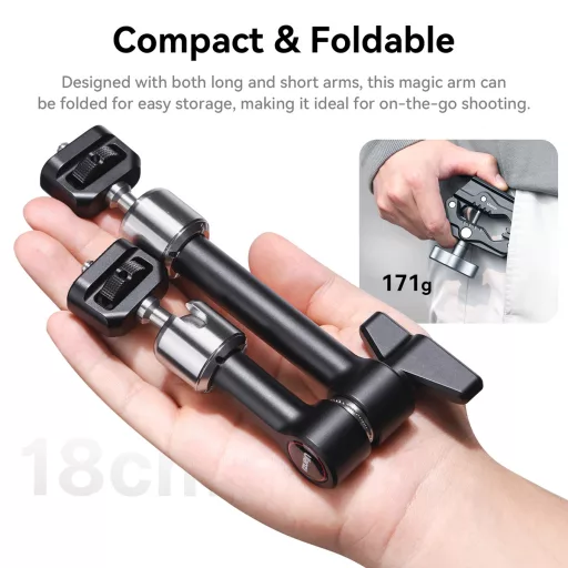 Ulanzi R011a super clamp, satu, rögzítőbilincs, HD01 10"-os magic arm