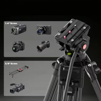   Ulanzi MT-81, T080GBB1 nagy teherbírású videó állvány, fluid videófejjel
