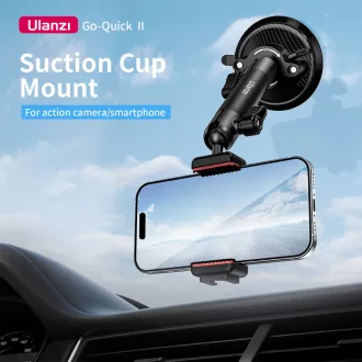   Ulanzi ZJ01 tapadókorong, telefon és Go-Quick II GoPro tartó adapter